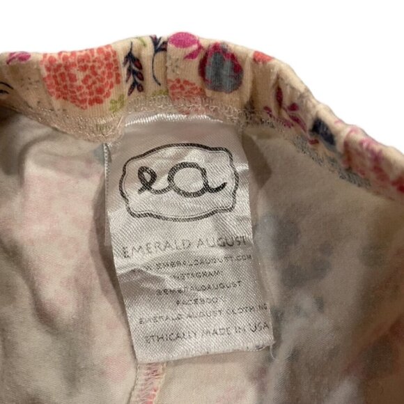 Emerald August Handmade 18-24m Floral Leggings - Picture 5 of 7